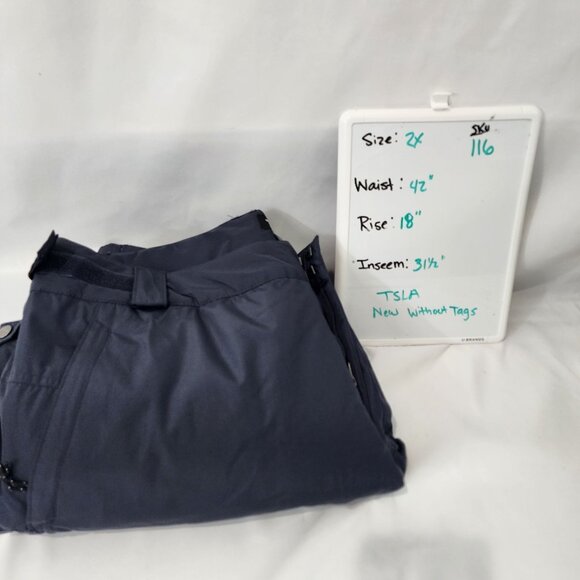 TSLA Mens 2XL Waterproof Snow Pants - Picture 12 of 14